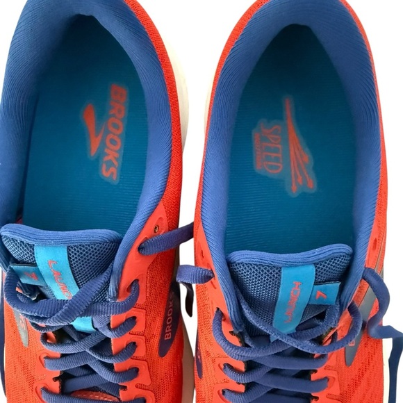 Brooks Launch 7 Men’s Size 10.5 Running Shoes | Red Blue | New Without Box - Picture 3 of 5